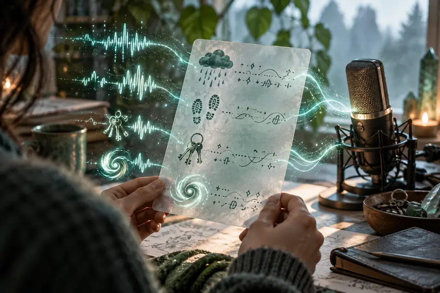Written sound prompt concept